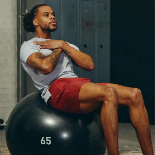 Фитбол  Adidas Gymball черный Уни 65 см  - фото №2